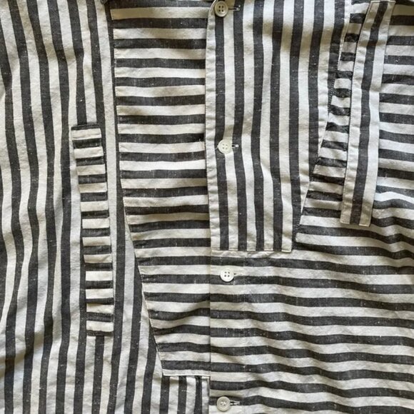 LOEWE asymmetrical striped button-up - Picture 5 of 6